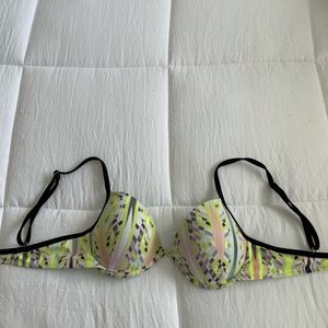 Victoria’s Secret Neon Pattern Bikini Top